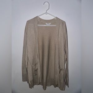 Tan cardigan, Time and Tru, XL